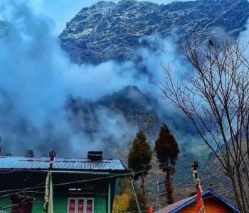 lachung village in north sikkim